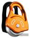 Petzl PARTNER, NEUHEIT 2010, ultrakompakte Hochleistungs Umlenkrolle mit beweglichen Seitenteilen