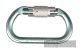 Edelrid Steel Oval Twistlock Karabiner 30 kN mit Keylock