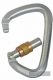 Singing Rock Stahl D Schraubkarabiner 50 kN mit Key-lock!