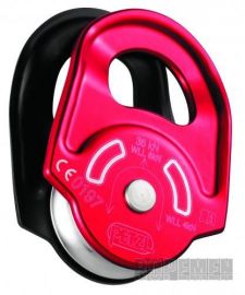 Klicken um zu vergrößern Petzl RESCUE, NEUHEIT 2010, Hochleistungsrolle mit drehbaren Seitenplatten