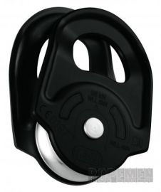 Klicken um zu vergrößern Petzl RESCUE black, NEUHEIT 2010, Hochleistungsrolle mit drehbaren Seitenplatten