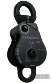 Klicken um zu vergrößern NEUHEIT! Rock Exotica OMNI BLOCK 1,5 double black / Rolle mit Swivel