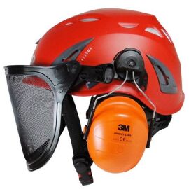 Kask SUPER PLASMA MOTO SET - Baumpflegeset - Helm mit Visier, Gehörschutz inkl. Adapter