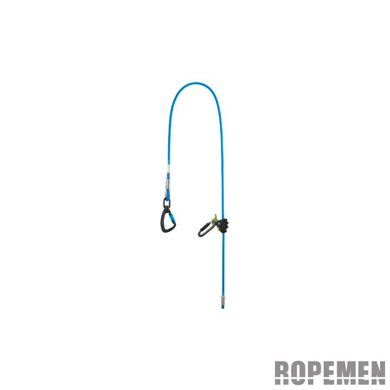 Halteseil 2m Seilkürzer Seilbremse Karabiner Baumpflege Fallschutz Kletterseil