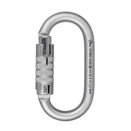 Aliens STAHL TOTAL OVAL Trilock Karabiner - 25 kN