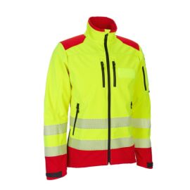 MindWear PERFORMANCE EN ISO 20471, Kl. 2 Softshelljacke für Industriekletterer, Höhenrettung uvm.+++SONDERPREIS+++