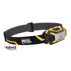 Petzl ARIA 1R - 450 Lumen, robuste und wasserdichte aufladbare Kompaktstirnlampe