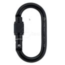 Aliens STAHL TOTAL OVAL black Screwlock Karabiner - 25 kN...
