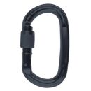 Singing Rock OVAL OZONE Screwlock mit Keylock SCHWARZ...