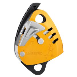 Petzl MAESTRO S Abseilgerät mit integrierter Rolle und Rücklaufsperre