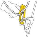 Petzl ROLLCLIP A Karabiner mit Seilrolle