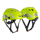 Kask SUPERPLASMA AQ HI-VIZZ reflektierender Helm - EN 397 rot fluo
