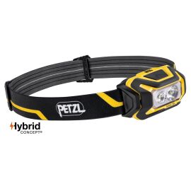 Petzl ARIA 2R - 625 Lumen, robuste, staub- und wasserdichte aufladbare Kompaktstirnlampe
